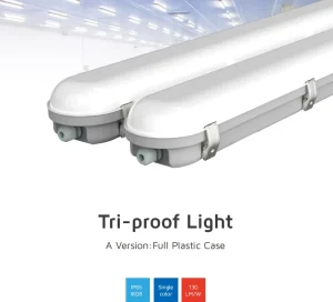 Toppo IP65 20W 50W 75W Parking Garage Luminaires LED Tri-proof Light 40W 1500mm Tri Proof Fittings Triproof LED Batten Light
