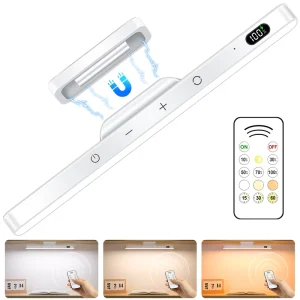 Touch & Remote Control LED Rechargeable Lights 3W 5 2000mAh 2500mAh Battery Magnetic Stick on Mount for Cabinet Mirror