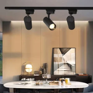 Track Lighting Ceiling Focus Supplier LED COB Color Adjustable Track Light for Home Commercial Background Wall