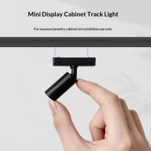 Track Mini Spot Light Embedded Surface LED Ra95 4000K Dimmable Recessed Sensor Light for Cabinet Wine Cabinet Jewelry Museum
