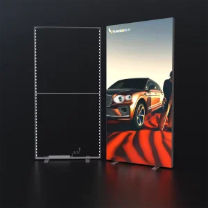Trade Fair Aluminum Rectangle Decorative High Brightness 4000 Lumens LED Advertising Light Box Stand Portable Design Water