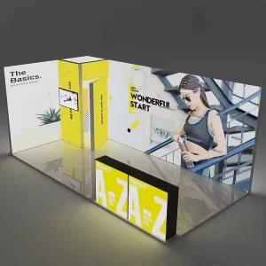 Trade Show Display Booth Advertising Aluminum Exhibition Event Promotional Trade Show Booth Display Stand 10*10ft