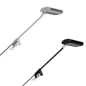 Trade Show Standing Lamp Aluminum Profiles Booth LED Lights Pop Banner Long Arm Light Adjustable Beam Angle Exhibition