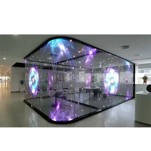 Transparent Film P6 Flexible Adhesive Roll up LED Screen for Retail Mall Window Showroom