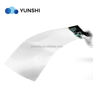 Transparent Flexible LED Screen Film Display Soft LED Animation for Glass Windows and Curved Curtain Advertising