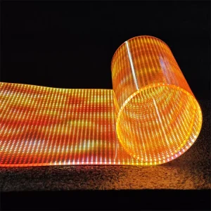 Transparent LED Film P10 Flexible Adhesive Led Video Wall Panel for Storefront Window Shopping Mall