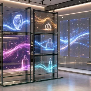 Transparent LED Film Screen for Retail Window Advertising Suppliers