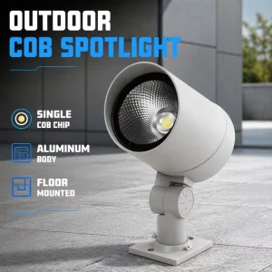 Trend IP65 COB LED Spotlight Outdoor Architectural Anti glare Exterior Spot Light for for Bridge Pillar Wall Wash Lighting