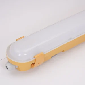 Tri Proof Light IP65 Waterproof Light Fixture with Yellow Shell 120lm/w LED Tri Proof Light