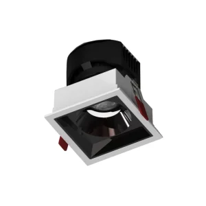 Trim Mounted LED Recessed Downlight Round and Square Ceiling Spotlight for Hotel Retail Office and Residential Lighting