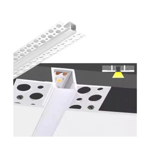 Trimless Invisible Recessed LED Aluminum Channel Linear Drywall Profile for Seamless Ceiling Lighting