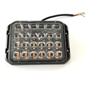 Trio Color LED Surface Mount Grille 24 LED Red Blue White Green Amber Led Light SA7025 24
