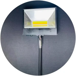 Truss Pipe Tube Stage Led Exhibition Arm Light Expo Booth Lamp Clamp Adjustable Showroom Display Stand Aluminum Light