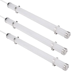 Tubular LED Triproof Light 60cm 120cm 150cm IK08 IP65 Waterproof Industrial PC PMMA Housing 18W 35W 45W 120 Beam Angle