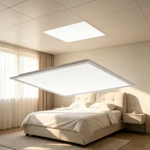 Tuya APP Control Radar Aluminum Commercial Panel Light Selectable Color Temperature High Brightness Zigbee Blu Design Light Easy