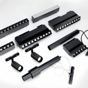 Tuya App Smart LED Track Magnet Lights 48V Magnetic Track Light Linear COB Spotlight Rail Lighting
