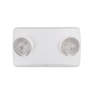 Twin Spot LED Emergency Exit Sign Light 3.6V Ni Cad Battery 90 Minute Backup Two Head Emergency Light for Power
