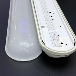 Twin Tube LED Tri-proof Batten Housing Kit 4ft IP65 Waterproof PC Shell Supermarket 3-Year Warranty
