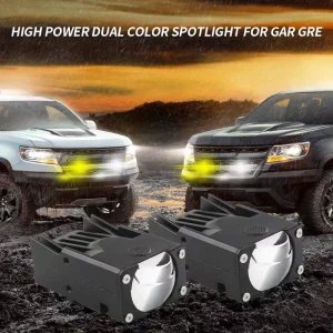 U49 40w 4000lm Led Grille Light High Low Beam White Color Laser Len External Auxiliary Lighting 9-30v Led Fog Light
