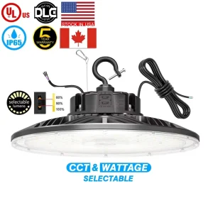 UFO Design Intergrated Radiator Led Garage Light Industrial Lighting CE RoHS Certificate IP65 Waterproof with High Efficacy
