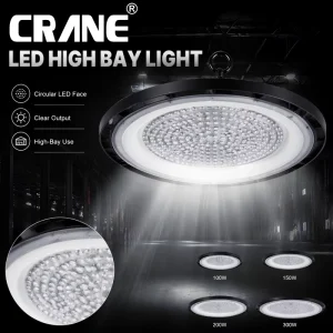 UFO Factory Highbay Lights 100W 150W 200W 300W for Automobile 4S Shop Repair Workshop & Exhibition Area