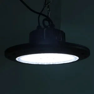 UFO High Bay 150W 20000lm 140lm/W UL DLC 1-10V Dimmable IP65 Industrial Lighting for Factory
