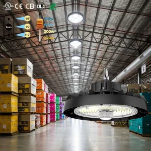 UFO High Bay Light 100W-240W 3in1 Watt Angle Switchable IP65 Warehouse Garage Industrial Lighting