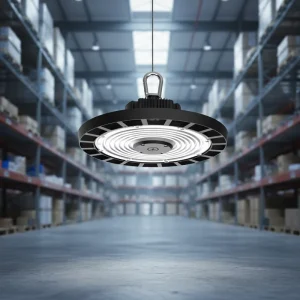 UFO LED 200W 22500LM IP65 Waterproof Metal Flood Light 6500K Cold White for Warehouse & Garage Lighting CCT&WATTAGE Adjustable