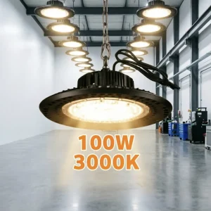 UFO Light 3CCT 3000 4000 5000K 4000 5000 6500K Color Adjustable 160LM W 100 150 200 Watts Tunnable LED Highbay Lighting