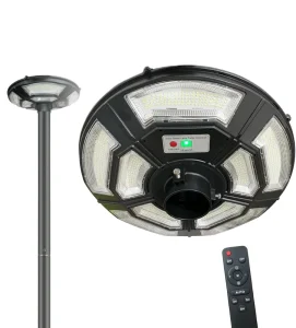 UFO Outdoor Solar Garden Light IP65 Waterproof Motion Sensor Remote Control LED Street Lamp for Yard Passage