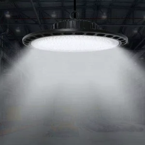 UFO Project 100W 150W 200W 300W Aluminum High Bay Light Dust-proof Waterproof 3500K Warm White for Warehouse AC Lighting