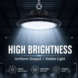 UFO Round LED High Bay Light AC85 265V IP54 Multi Watt for Warehouse Stadium Supermarket Indoor High Bay Lighting 001A