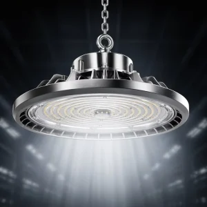 UFO SMD2835 3030 Aluminum Industrial High Bay Lights for Warehouses and Supermarkets IP54 Water Resistant 5 Year Warranty