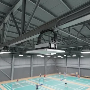 UGR<19 IK10 High Light Brightness Highbay Warehouse Lamp Industrial Led Linear High Bay Light 130/160lm/w With Sensor Options