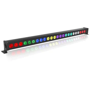 U`King 24 LEDs Stage Light Aluminum Housing DMX LED Strobe Effect Wall Washer Lights
