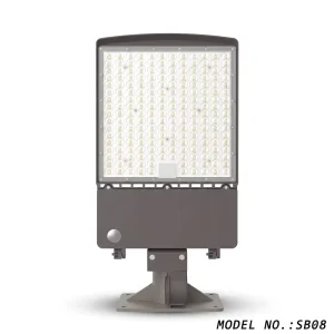 UL Certification Aluminum Alloy LED Street Light IP65 Motion Sensor 5-Year Warranty
