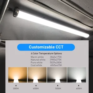 UL NSF IP69K Vapor Tight Light Industrial LED Weatherproof Fixture for Food Processing