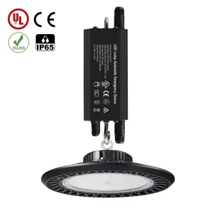 UL Standard IP65 Waterproof Rechargeable Battery Emergency Led Driver Emergency Kit for UFO High Bay