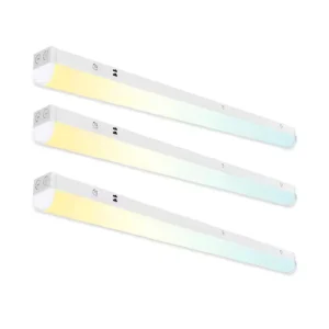 US DLC Listed Aluminum 2FT/4FT/8FT AC120-277V/347V Suspended LED Linear Strip Light IP65 5-Year Warranty for Indoor Office Use
