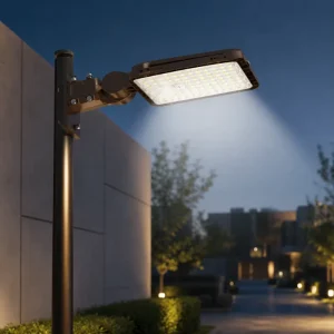 US Stock High Quality Parking Lot Streetlight Fixture 300W LED Area Light CCT Selected Adjustable LED Street Light