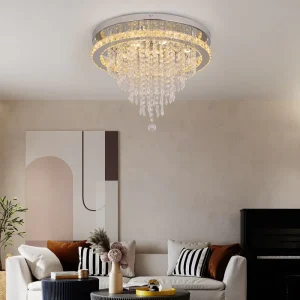 US Warehouse 46W Dimmable Simple Nordic Home Ceiling Lights Chandeliers for Living Room