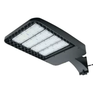 USA Inventory Shoebox LED Street Lights 300W 5000K 0 10V Dimmable DLC Parking Lot Light A1 Black White Optional