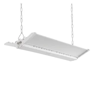 USA Stock 2FT 3FT Linear LED High Bay ETL DLC 3CCT Power Adjustable Chain Pendant Light for Warehouse Shop
