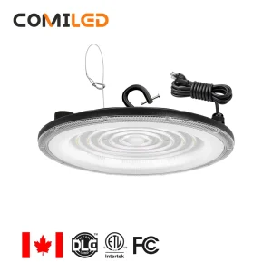 USA Stock ETL UFO LED High Bay 80W 120W 150W 3CCT Selectable Industrial Light for Factory Warehouse Workshop Parking Lot