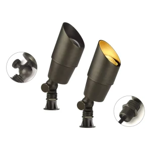 USA Warehouse Die cast Brass Landscape Spot Light IP65 Waterproof LED up Lights and Down Light for Garden Landscaping