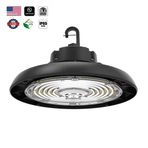 USA in Stock UL DLC 3CCT IP65 Waterproof 100W 240W Hi Bay Industrial Highbay Led UFO High Bay Light for Warehouse Gym Garage