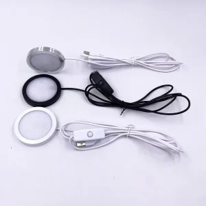 USB 5V Surface-Mounted LED Display Cabinet Light Small Downlight with Cool Spotlight for Kitchen Factory Direct Sale