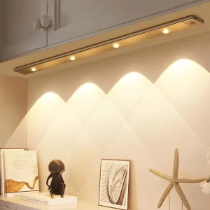 USB LED Rechargeable Dimming Motion Sensor Cabinet Light for Living Room Wardrobe Staircase