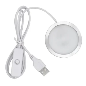 USB RGB LED Cabinet Lights 3D Print Puck Light Remote Control Shelf Lighting for Bambu Lab DIY Model Lamp Kit Parts