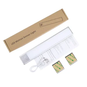 USB Rechargeable Magnetic Wall Motion Sensor Night Lamp Wardrobe Light Under LED Cabinet Lights